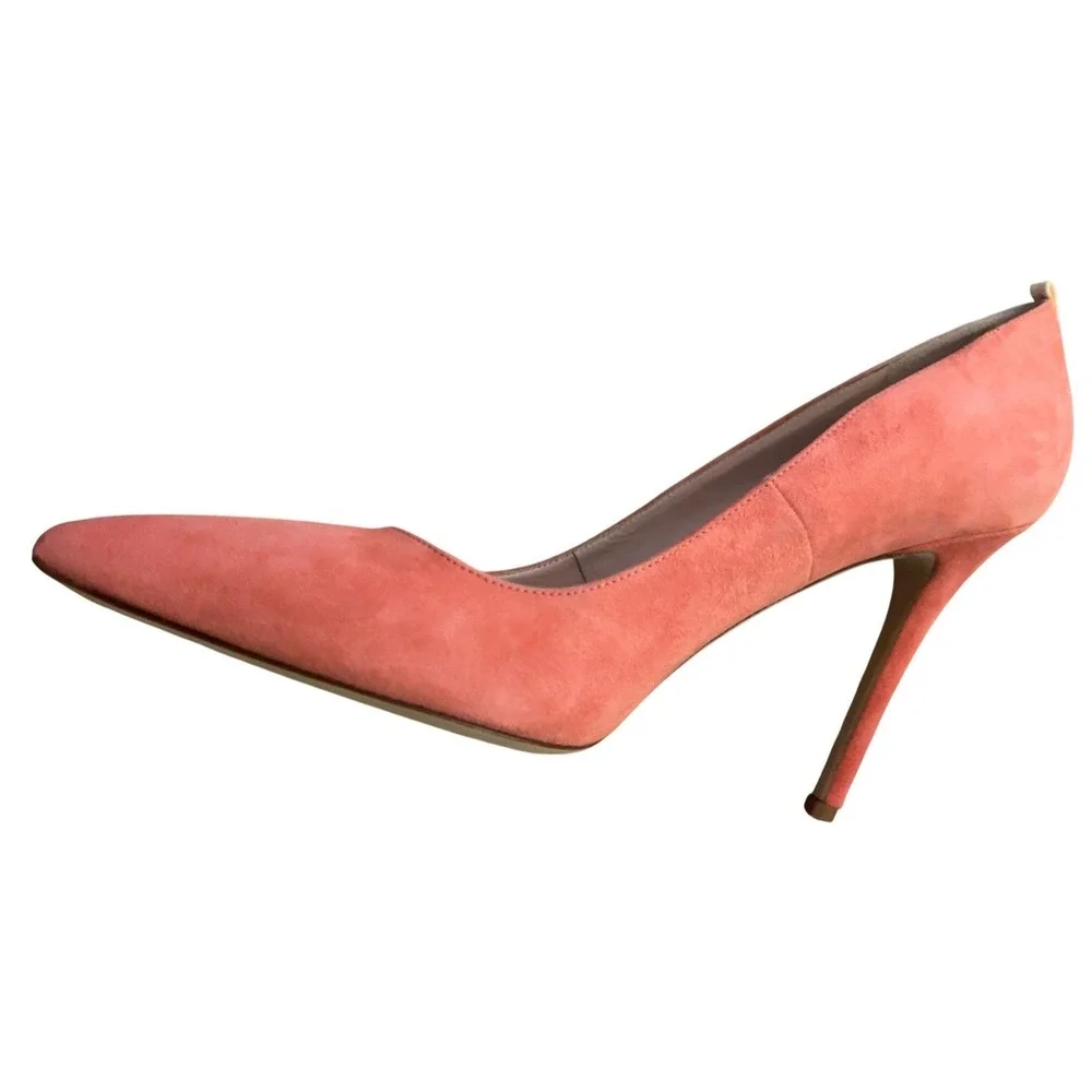 SJP by Sarah Jessica Parker Fawn Suede‎ Coral Heels Size EU 40 US 9.5-10